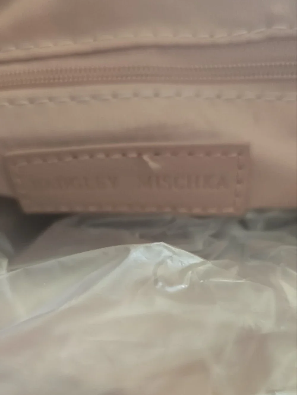 Badgley Mischka blush pink